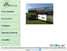Tablet Screenshot of materiel-espaces-verts-38.com